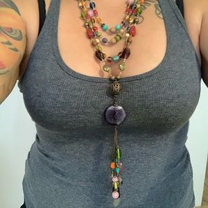 Gorgeous Multi Beaded Necklace